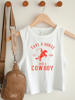 Save A Horse Ride A Cowboy Tank - The Rack Boutique ⚡️