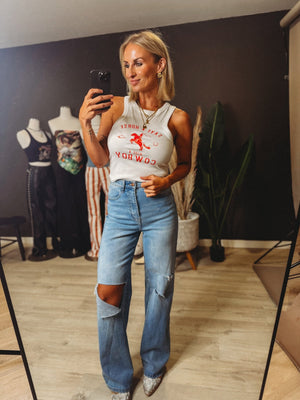 Save A Horse Ride A Cowboy Tank - The Rack Boutique ⚡️