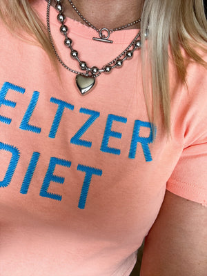 Seltzer Diet Graphic Cropped Top - The Rack Boutique ⚡️