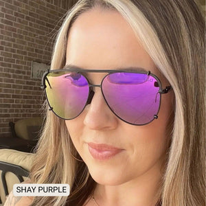 Shay Dax Aviator Sunglasses - The Rack Boutique ⚡️