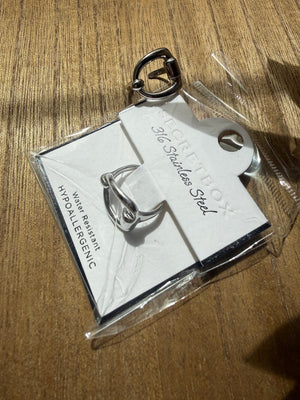 Stainless Steele Stirrup Ring - The Rack Boutique ⚡️