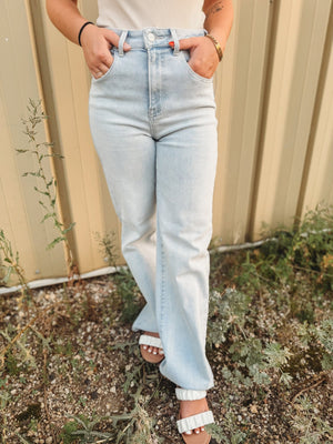 Steppin' Out Wide Leg Denim - The Rack Boutique ⚡️