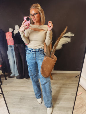 The Amelia Cutout Top [ 2 Colors ] - The Rack Boutique ⚡️