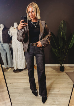 The Bobbi Hooded Zip Up Jacket - The Rack Boutique ⚡️