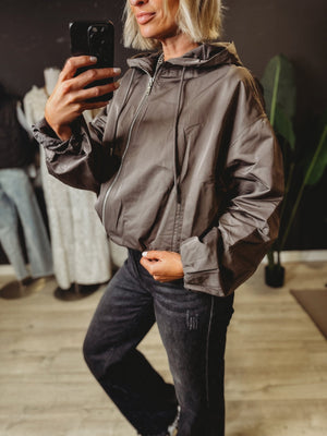 The Bobbi Hooded Zip Up Jacket - The Rack Boutique ⚡️