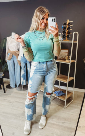 The Booker Acid & Bleached Denim - The Rack Boutique ⚡️