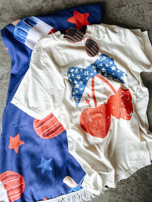 The Cherry Coquette Stars Tee [ sz xl ] - The Rack Boutique ⚡️