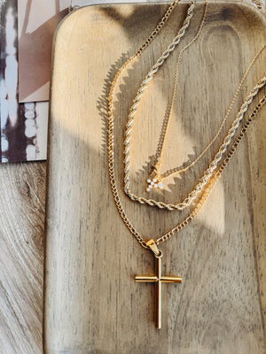 The Cross Necklace - The Rack Boutique ⚡️