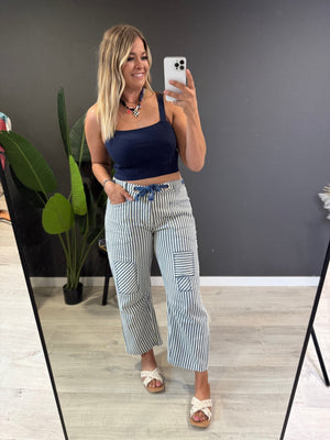 The Dark Night Cropped Sweater Tank - The Rack Boutique ⚡️