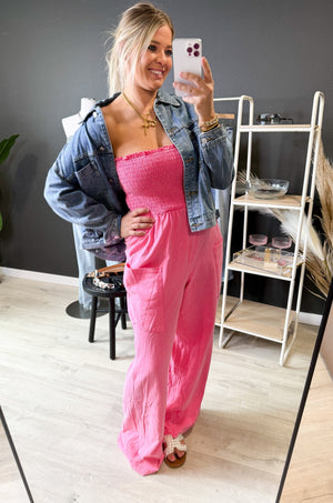 The Everyday Smocked Jumpsuit - The Rack Boutique ⚡️