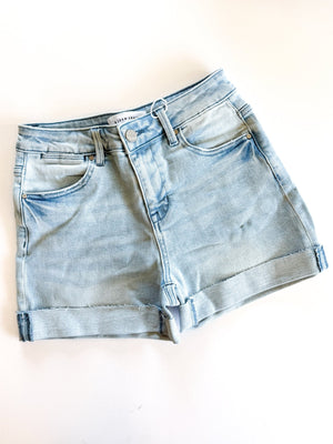 The Fable Cuffed Light Wash Short - The Rack Boutique ⚡️