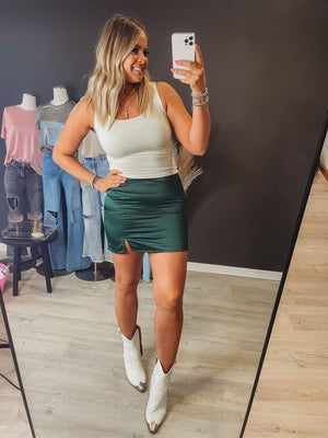 The Hey Honey Satin Skirt - The Rack Boutique ⚡️