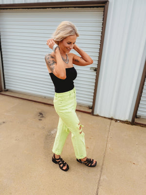 The Melon Dad Denim Jeans - The Rack Boutique ⚡️