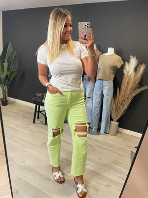 The Melon Dad Denim Jeans - The Rack Boutique ⚡️