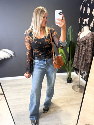 The Rach Floral Scoop Neck - The Rack Boutique ⚡️