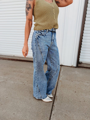 The Reed Styled Stitch Saige Denim - The Rack Boutique ⚡️