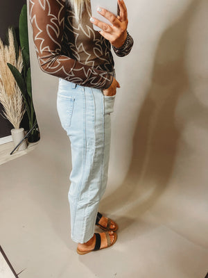 The Rocky High Rise Barrel Denim [ size 27 ] - The Rack Boutique ⚡️