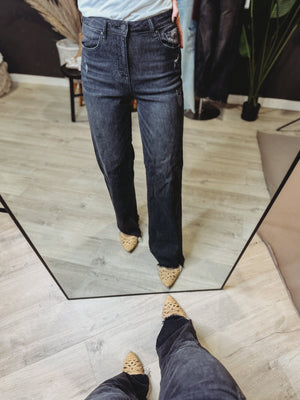 The Rya Black Risen Denim [ size 1 ] - The Rack Boutique ⚡️