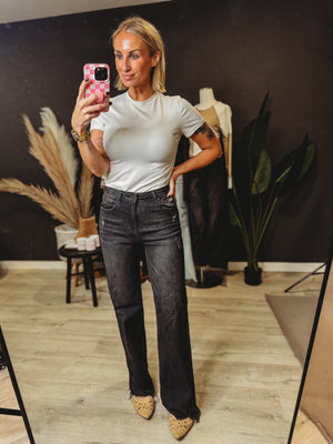 The Rya Black Risen Denim [ size 1 ] - The Rack Boutique ⚡️