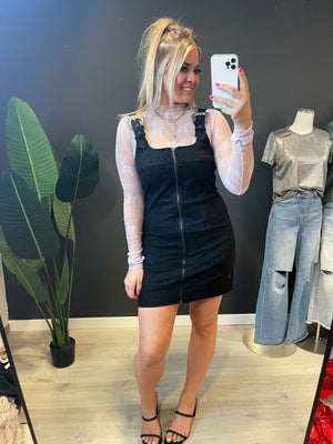 The Suzy Suede Buckle Dress - The Rack Boutique ⚡️