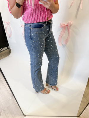 The Tilia Studded Denim - The Rack Boutique ⚡️