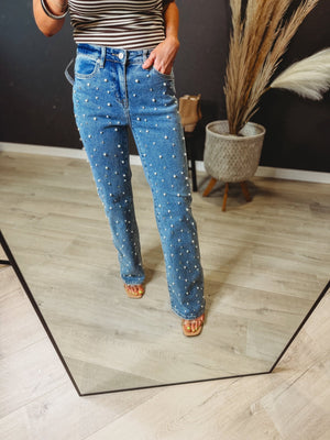 The Tilia Studded Denim - The Rack Boutique ⚡️