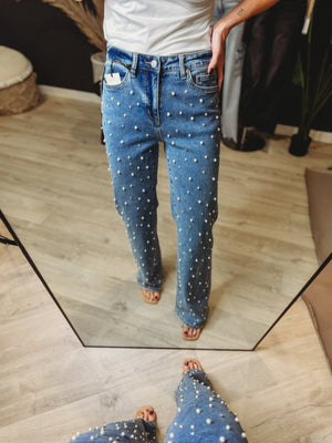 The Tilia Studded Denim - The Rack Boutique ⚡️