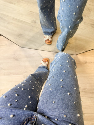 The Tilia Studded Denim - The Rack Boutique ⚡️