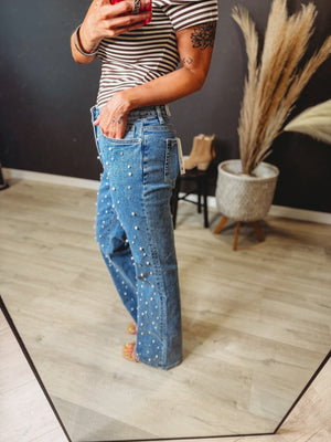 The Tilia Studded Denim - The Rack Boutique ⚡️