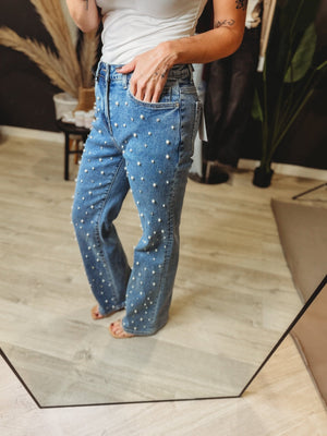 The Tilia Studded Denim - The Rack Boutique ⚡️