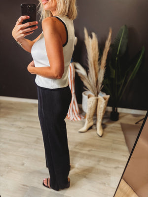 The Trulee Button Down Sweater Tank - The Rack Boutique ⚡️