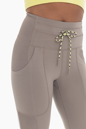 The Warm Grey Drawstring Flare Pants - The Rack Boutique ⚡️