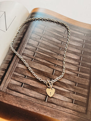 Tiffany Heart Toggle Necklace - The Rack Boutique ⚡️