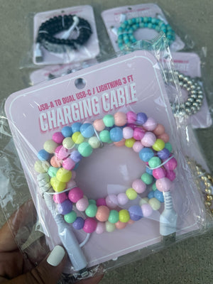USB Charging Cable [ multiple colors ] - The Rack Boutique ⚡️