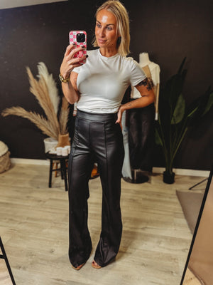 Veblen Faux Leather Pants [ small ] - The Rack Boutique ⚡️