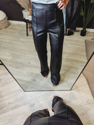 Veblen Faux Leather Pants [ small ] - The Rack Boutique ⚡️