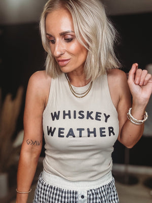 Whiskey Weather Tank Top - The Rack Boutique ⚡️