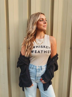 Whiskey Weather Tank Top - The Rack Boutique ⚡️