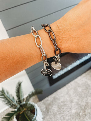 Twisted Silver Classic Chain Bracelet - The Rack Boutique ⚡️